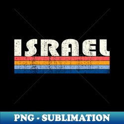 vintage 70s 80s style israel - exclusive sublimation digital file