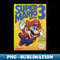 Super Mario Bros 3 Flying Raccoon Mario - Creative Sublimation PNG Download