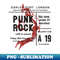Punk Rock 80's Concert Vintage Ticket Retro - Sublimation-Ready PNG File