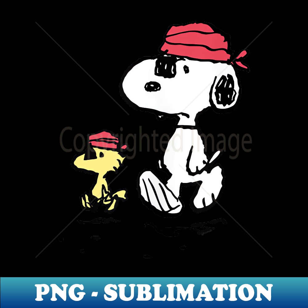 Peanuts Walk and Talk like a Pirate - PNG Transparent Digital Download File for Sublimation