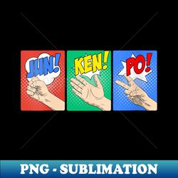 jan ken po! - rock paper scissors