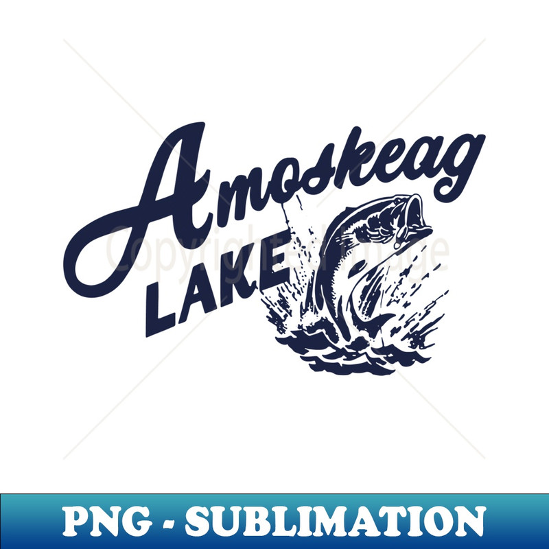 amoskeag lake - PNG Transparent Digital Download File for Sublimation