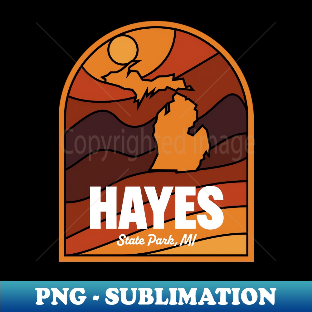 Hayes State Park Michigan - Exclusive Sublimation Digital File