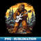 Bigfoot rock & roll Electric Guitar Rock rock&roll Big Foot - Special Edition Sublimation PNG File
