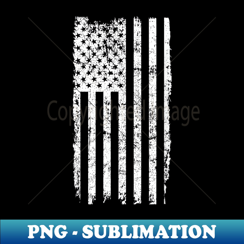 Distressed American Flag Patriotic 4th Of July - Digital Sublimation Download File