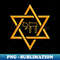Magen David Chai Star Of David Israel Jewish Bar Mitzvah - Exclusive Sublimation Digital File
