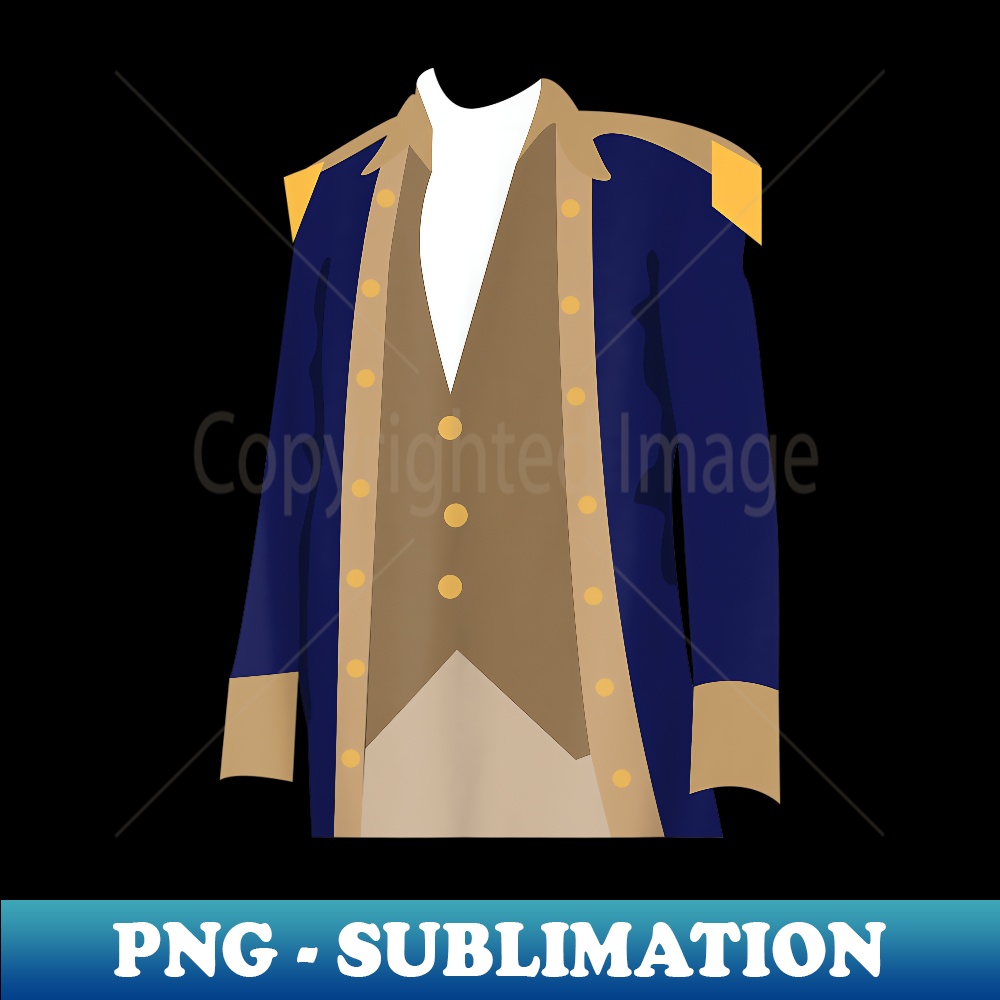 Colonial American Alexander Hamilton Costume - Artistic Sublimation Digital File