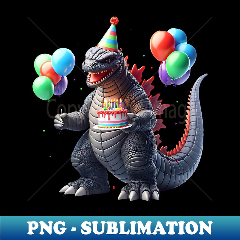 Kaiju Birthday Party Balloons For and Toddlers - Professional Sublimation Digital Download