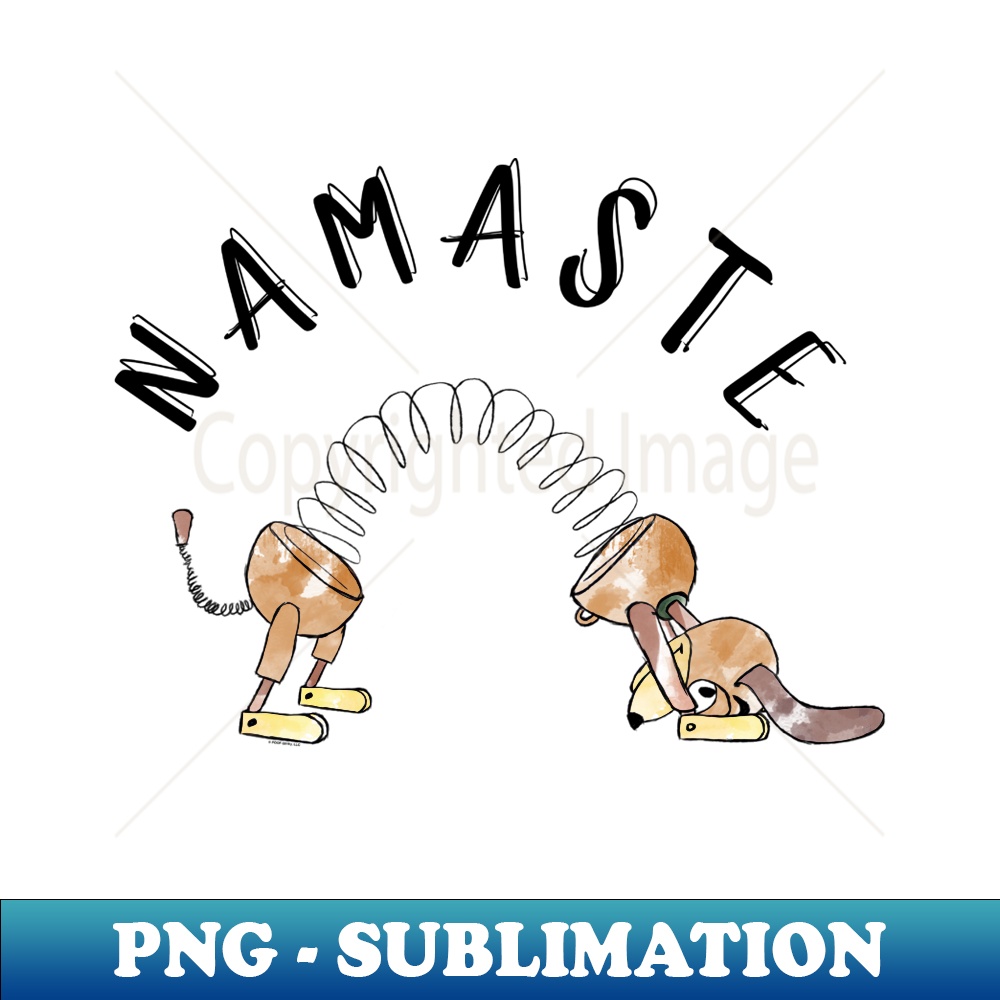 Disney Pixar Toy Story Slinky Dog Namaste Stretch - Instant Sublimation Digital Download
