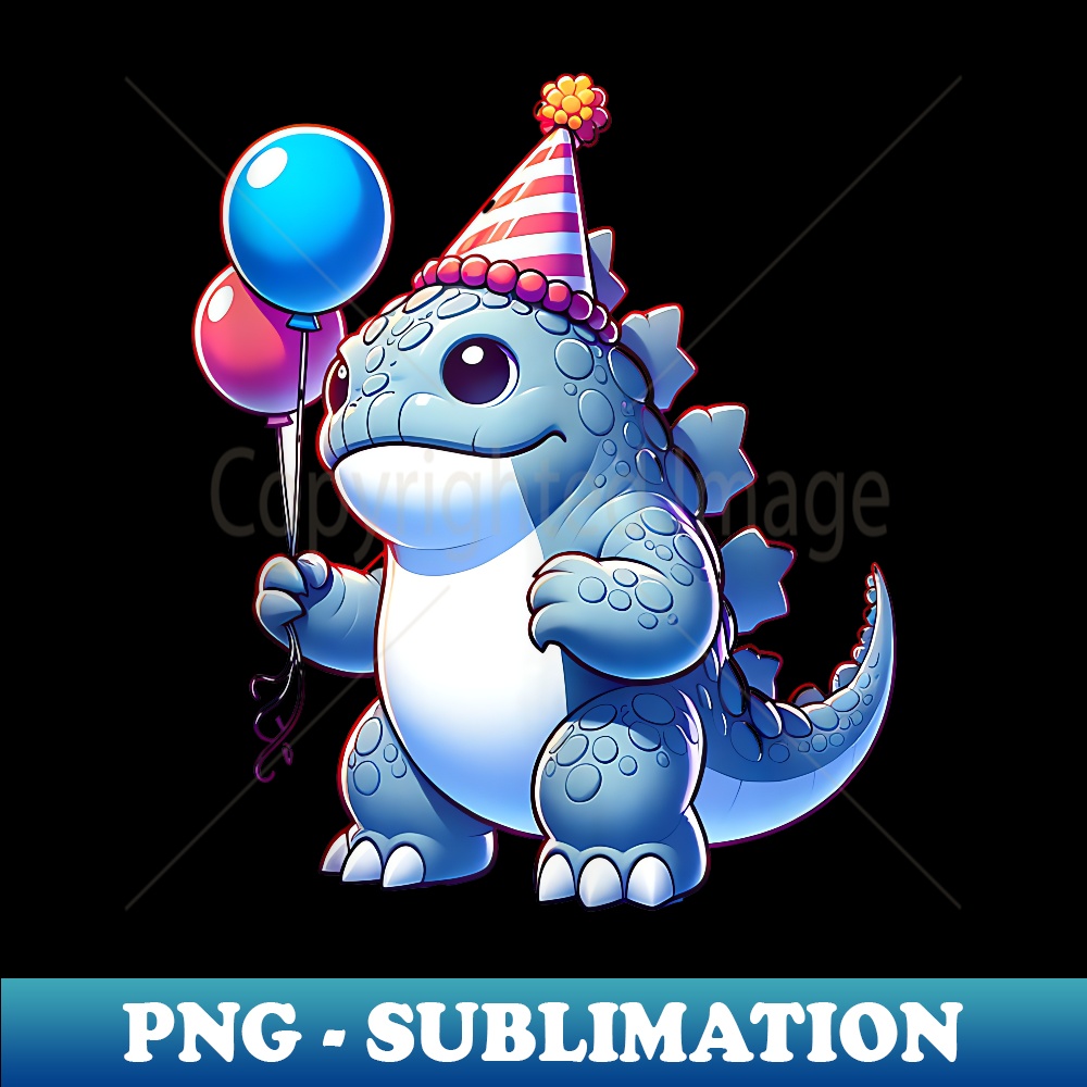 Kaiju Birthday Party Balloons For and Toddlers - Premium PNG Sublimation File