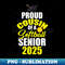 Proud Cousin of 2025 Senior Softball Player Graduation Day - Decorative Sublimation PNG File