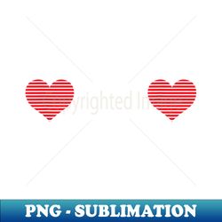 heart boob retro feminist - signature sublimation png file
