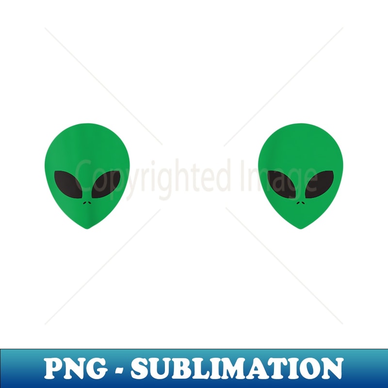 Alien Boob Bra UFO Extraterrestrial - Stylish Sublimation Digital Download