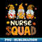 Nurse Squad Cute Gnome Nurse Leopard Thanksgiving Fall - Elegant Sublimation PNG Download