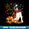 Boston Terrier Leaf Fall Hello Autumn For Dog Lover - Creative Sublimation PNG Download