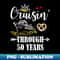 Cruising Through 50 Years Family 50th Anniversary Cruise - Sublimation-Ready PNG File