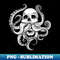 Unique Octoskull Octopus Halloween Graphic Skull 1 - Premium Sublimation Digital Download