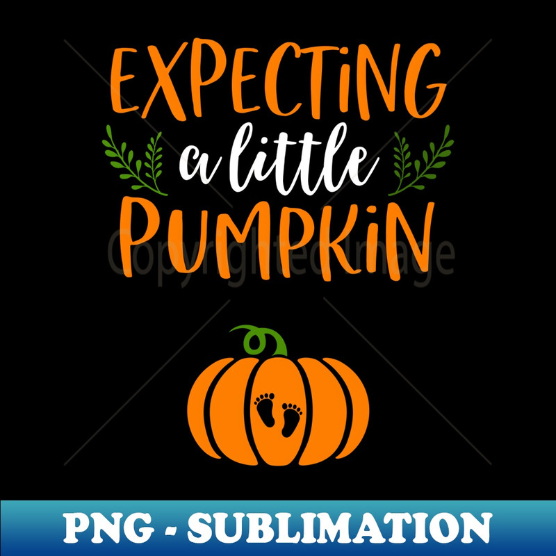 Fall Pregnancy Announcement s Couple Halloween Baby - PNG Transparent Sublimation File