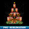 Yak Xmas Tree Santa Hat Yak Christmas 1 - Premium PNG Sublimation File