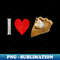 I Love Pumpkin Pie Red Heart Thanksgiving - Exclusive PNG Sublimation Download