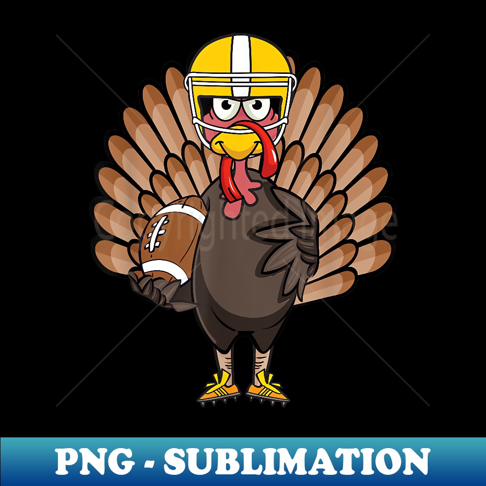 Turkey Football Thanksgiving Turkey Bowl 1 - Artistic Sublimation Digital File