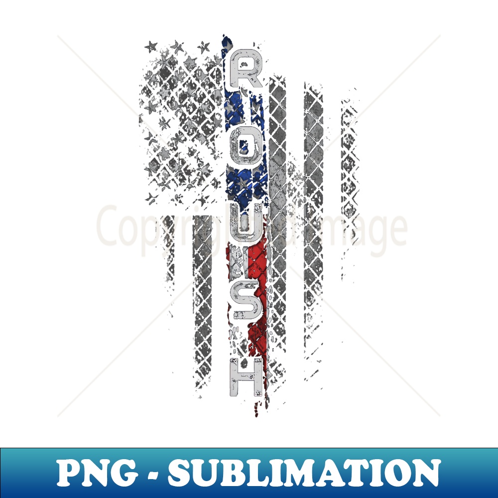 ROUSH FAMILY AMERICAN FLAG - Sublimation-Ready PNG File