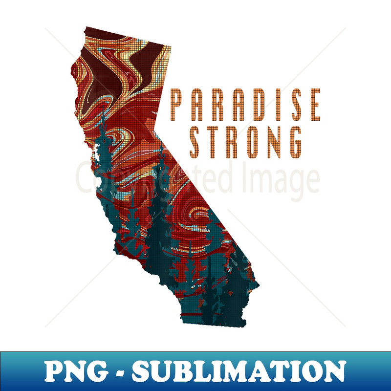 Paradise Strong Camp Fires - Creative Sublimation PNG Download