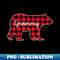 Grammy Bear Red Plaid Family Matching Christmas Pajama - PNG Transparent Digital Download File for Sublimation