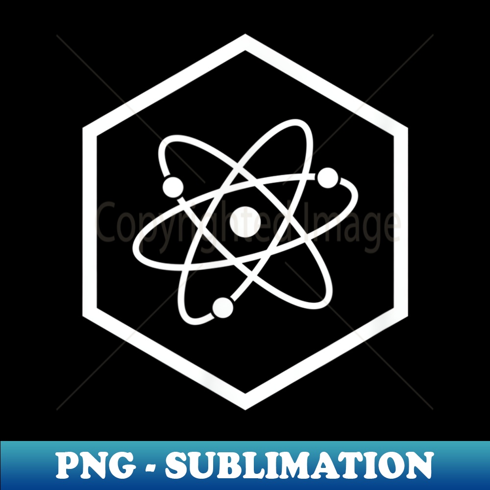 Science Symbol Hexagon - Vintage Sublimation PNG Download