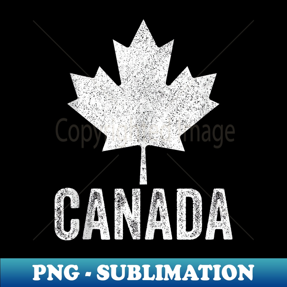 CANADA Vintage Canadian Flag Leaf Maple Pride - PNG Transparent Sublimation File