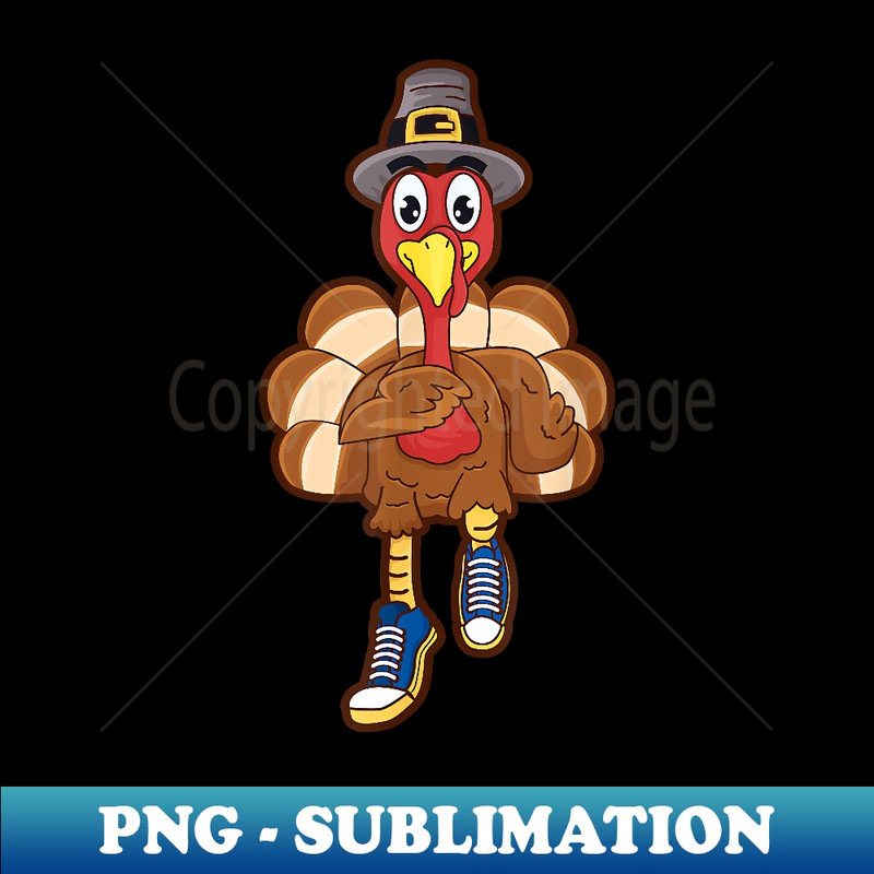 Turkey Trot Squad Funny Thanksgiving Run 2023 Pilgrim 1 - Retro PNG Sublimation Digital Download