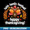 Cute Happy Thanksgiving Football Turkey Faith Family Boys - Vintage Sublimation PNG Download