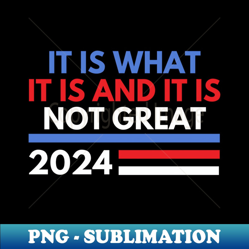 It is what it is and it is not great voting election 2024 - Exclusive Sublimation Digital File