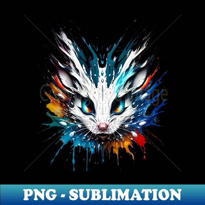 Mouse splash art T3 - Instant Sublimation Digital Download