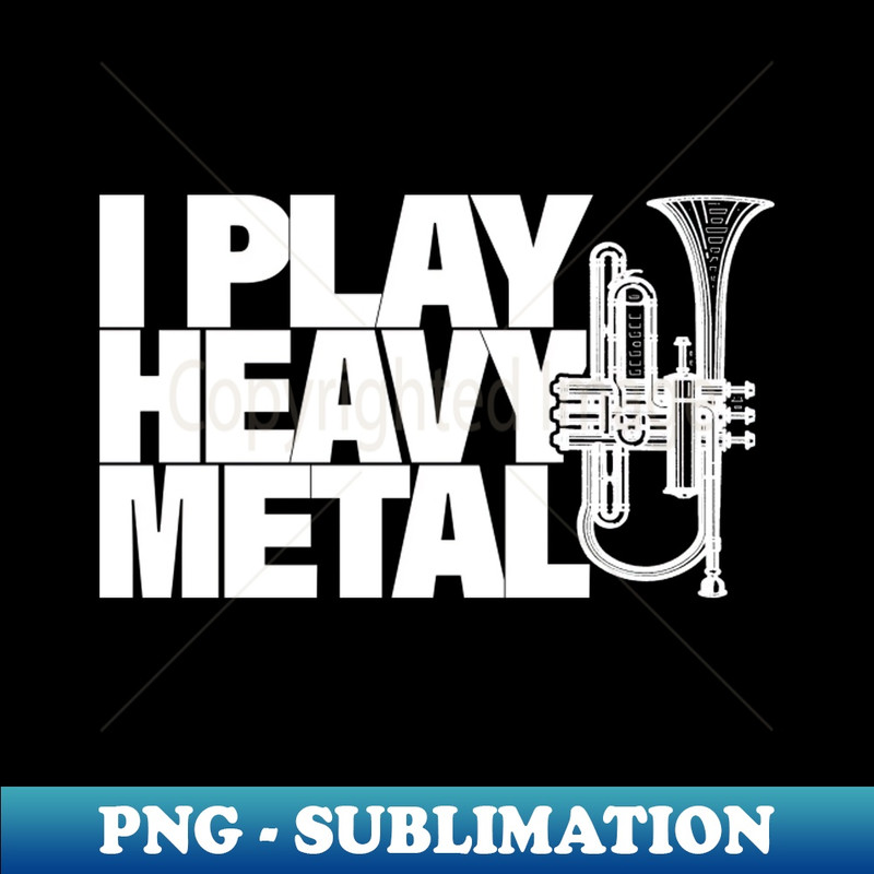 Baritone Euphonium - Instant PNG Sublimation Download