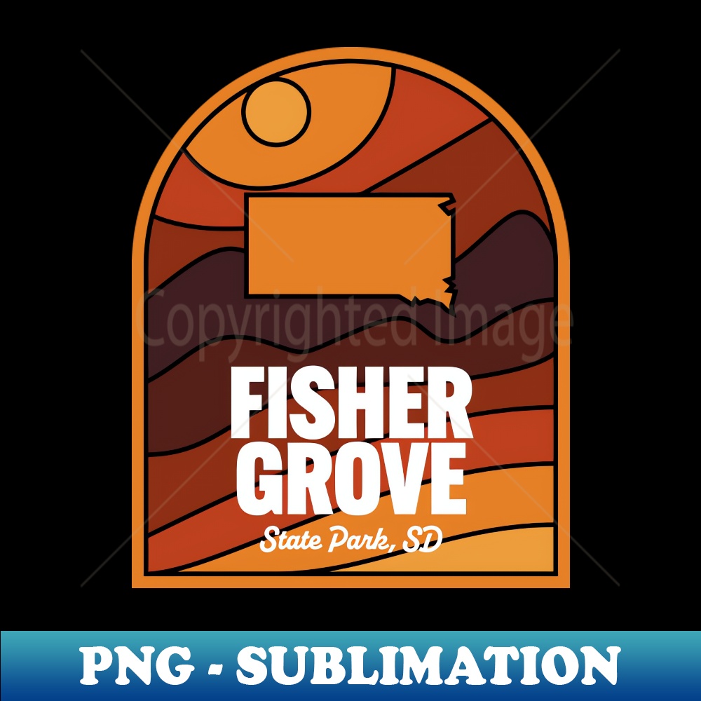 Fisher Grove State Park South Dakota - Stylish Sublimation Digital Download