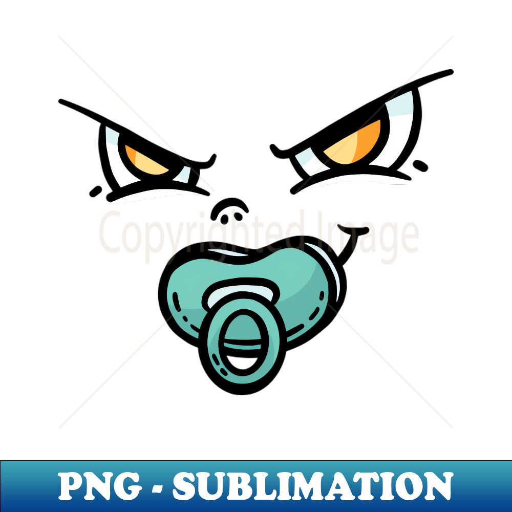 Infant Baby Bodysuit Funny Grimace Smily - Stylish Sublimation Digital Download