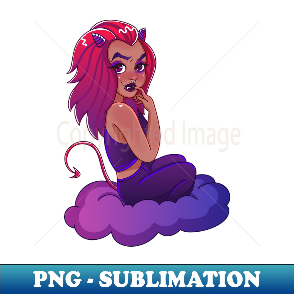 Devil girl - Modern Sublimation PNG File