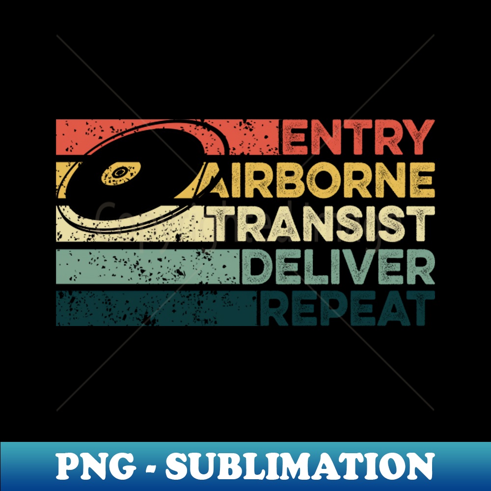 Discus Athlete - Vintage Sublimation PNG Download