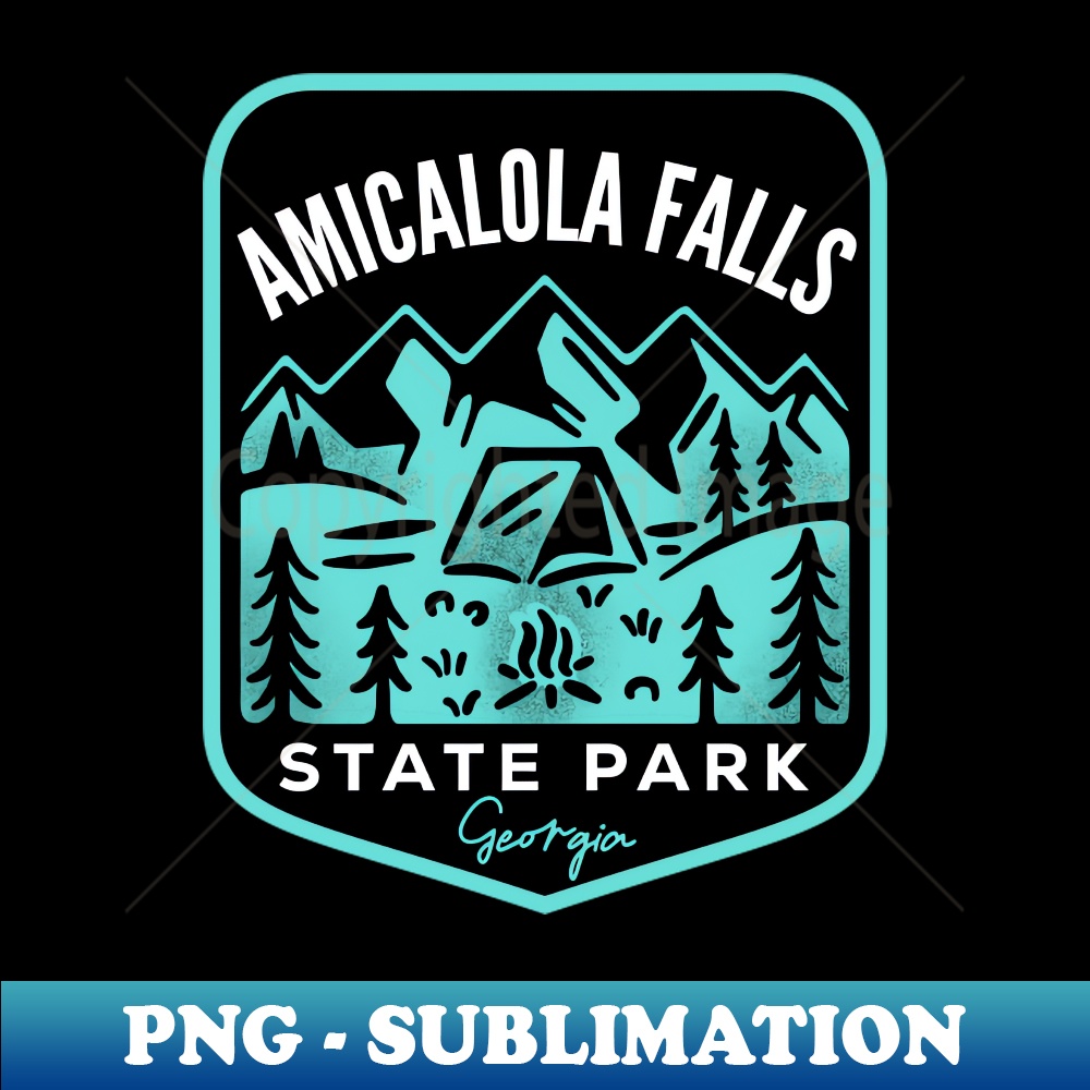 Amicalola Falls State Park Georgia - Premium PNG Sublimation File