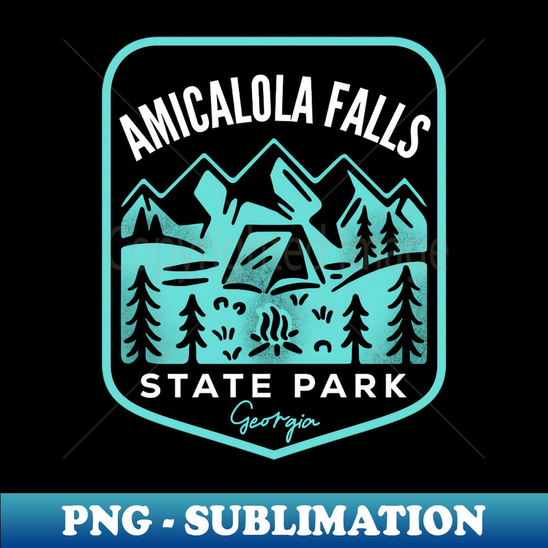 Amicalola Falls State Park Georgia - Premium PNG Sublimation File
