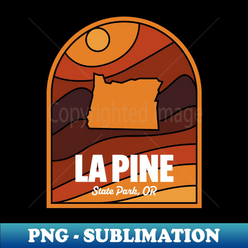 La Pine State Park Oregon - PNG Transparent Sublimation File