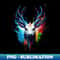 Deer splash art T4 - Premium Sublimation Digital Download
