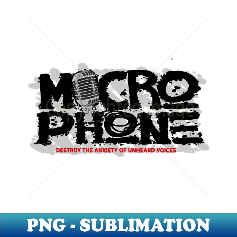 Microphone - Creative Sublimation PNG Download