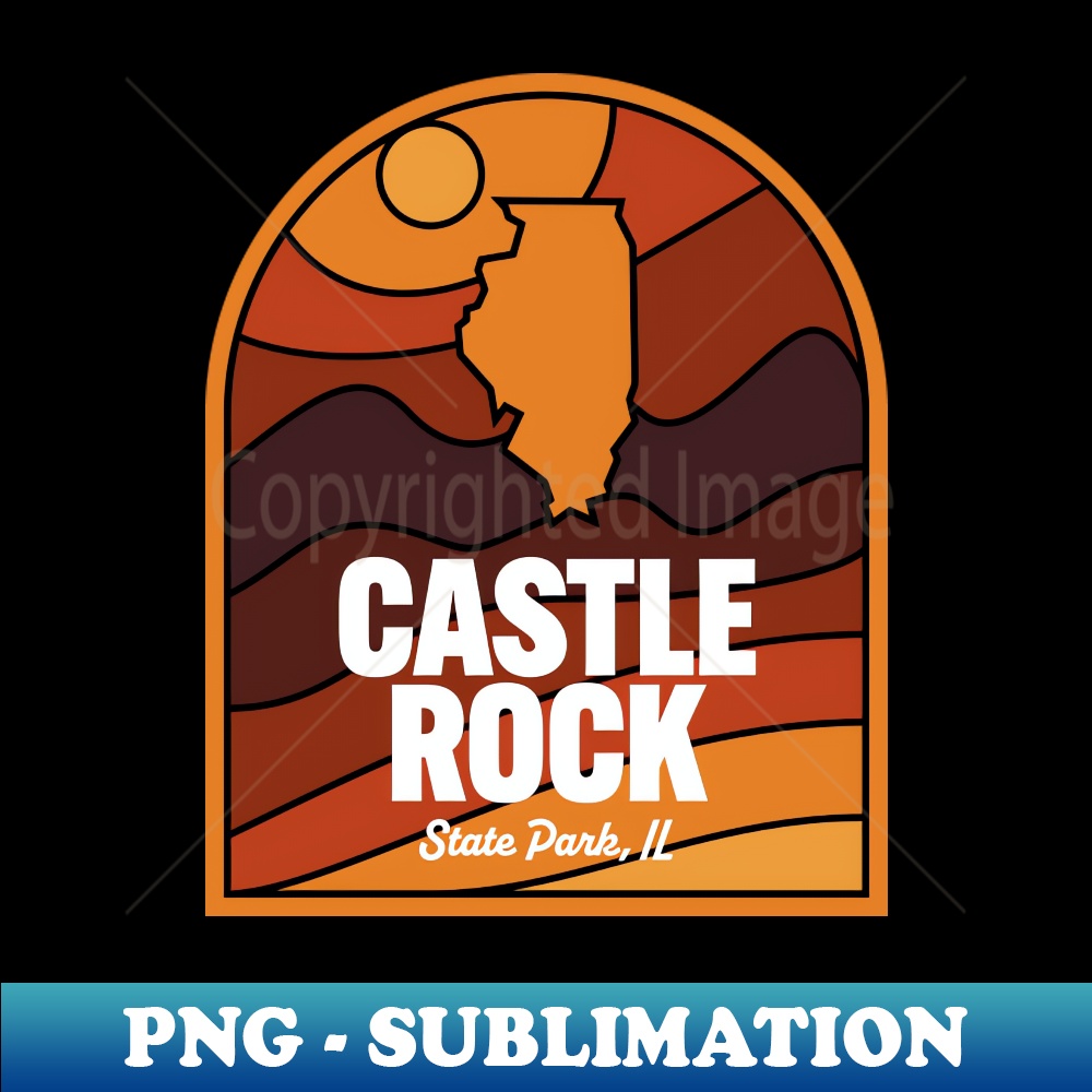 Castle Rock State Park Illinois - Sublimation-Ready PNG File