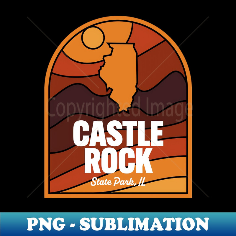 Castle Rock State Park Illinois - Sublimation-Ready PNG File