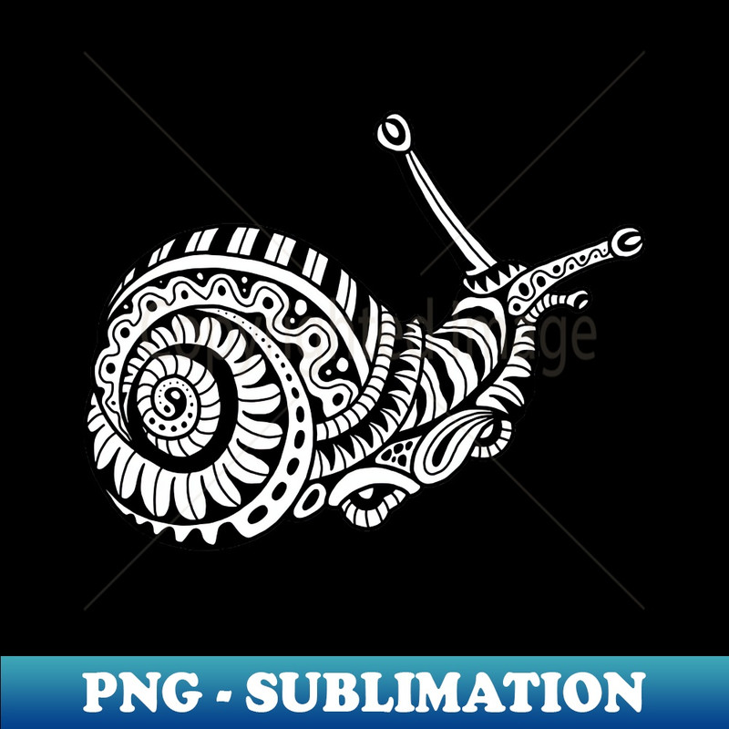 Abstract snail - Signature Sublimation PNG File