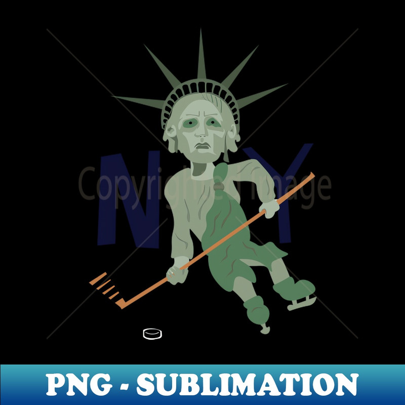 Lady Liberty Hockey - High-Resolution PNG Sublimation File