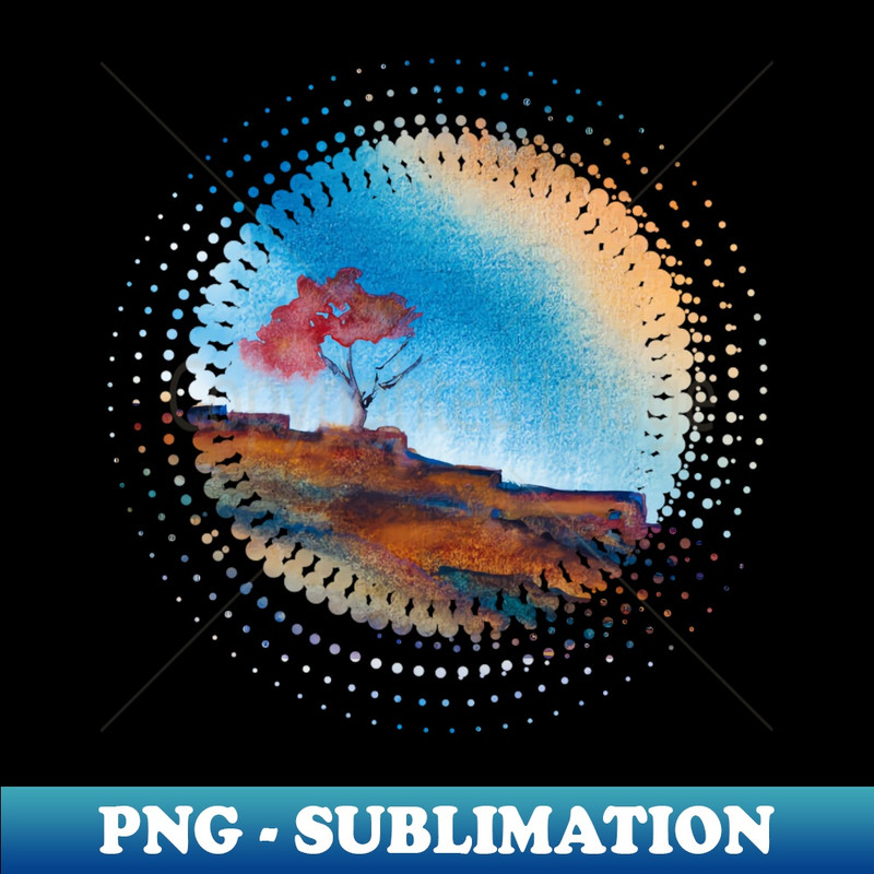 Landscape painting - Creative Sublimation PNG Download