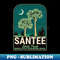 Santee State Park SC Vintage Travel - PNG Transparent Digital Download File for Sublimation
